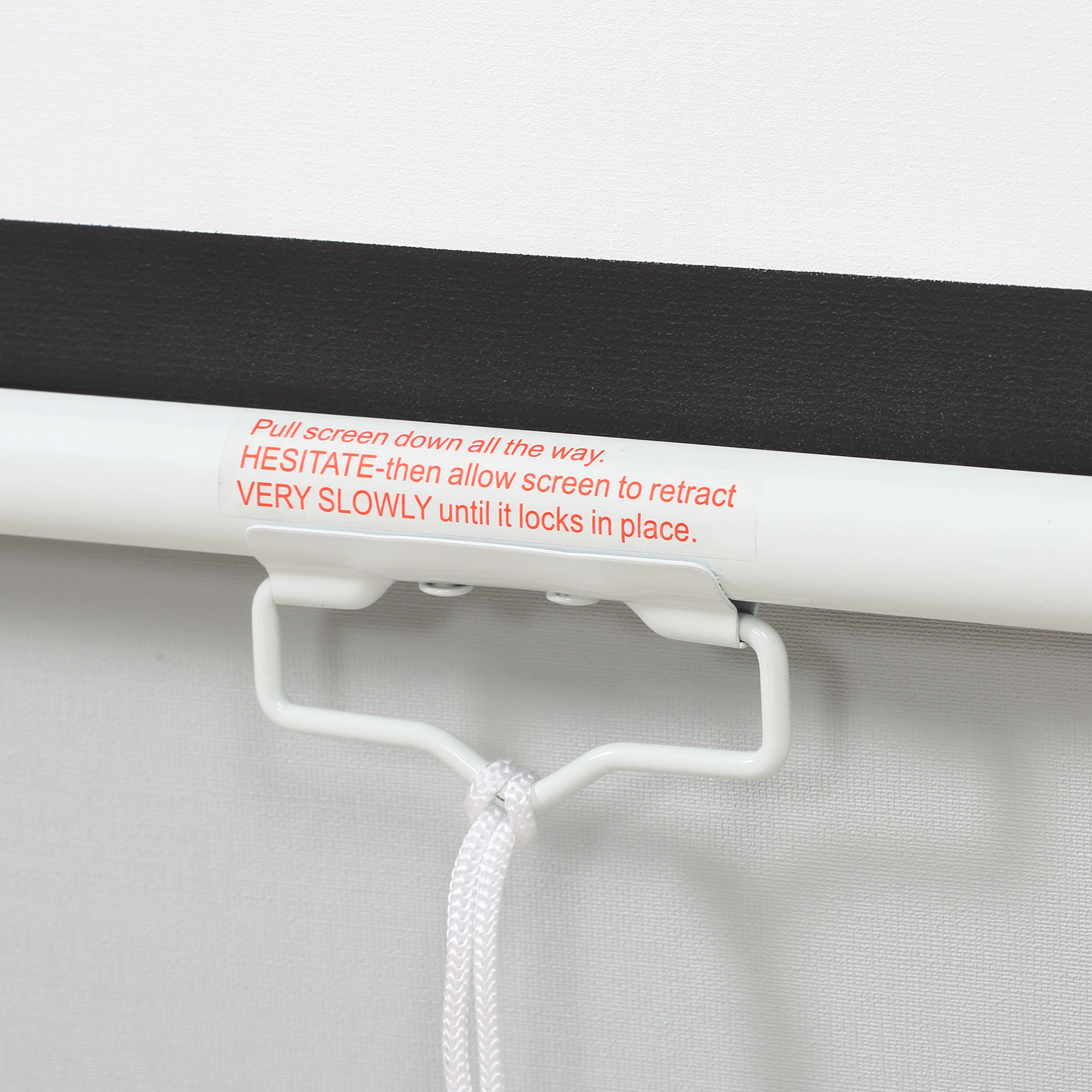 Beamer Leinwand 244 x 183 cm 120 Zoll 4:3/ 16:9 Projektionsleinwand Manuell für Heimkino