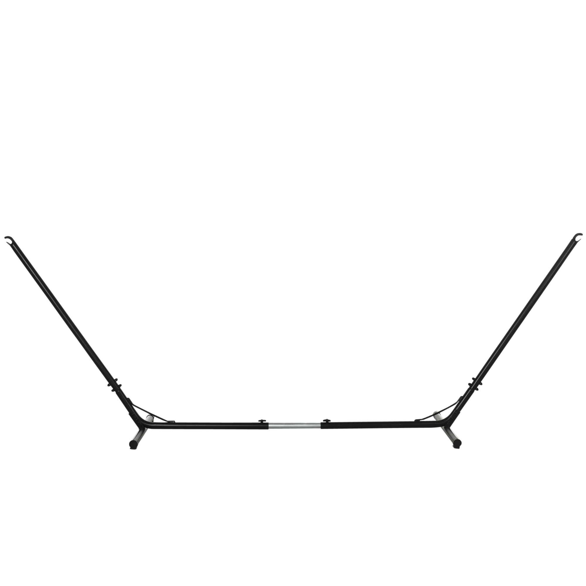 Hängemattengestell für Hängematte Hängemattenständer größenverstellbar (313-388) x 109 x 116 cm bis 120 kg Garten Strand Metall