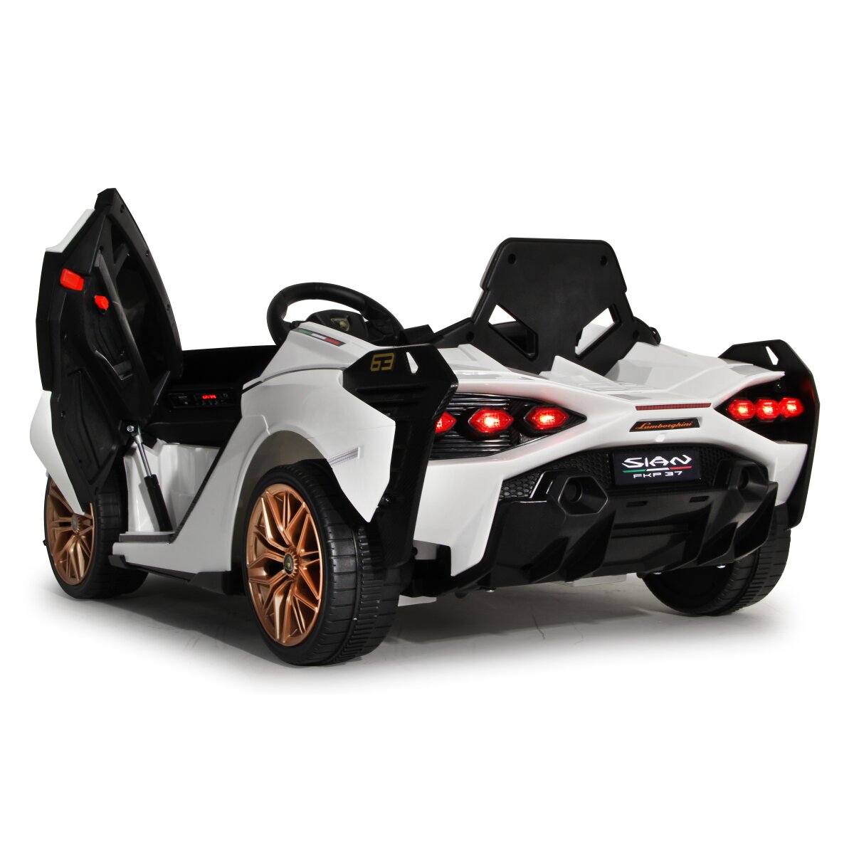 Kinderfahrzeug Lamborghini Sián FKP 37 weiß