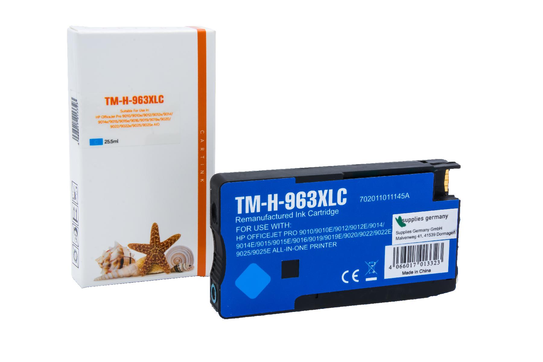 963XLC Refill Tinte Cyan für Hp / 3JA27AE / 25,5ml 963XLC Refill Tinte Cyan für Hp / 3JA27AE / 25,5ml