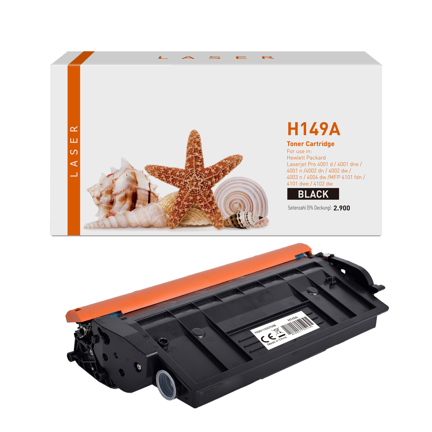 149A alternativ Toner black für HP / W1490A / 2.900 Seiten
