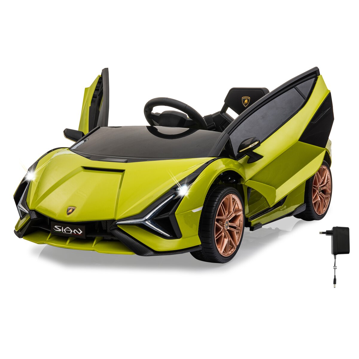 Kinderfahrzeug Lamborghini Sián FKP 37 grün