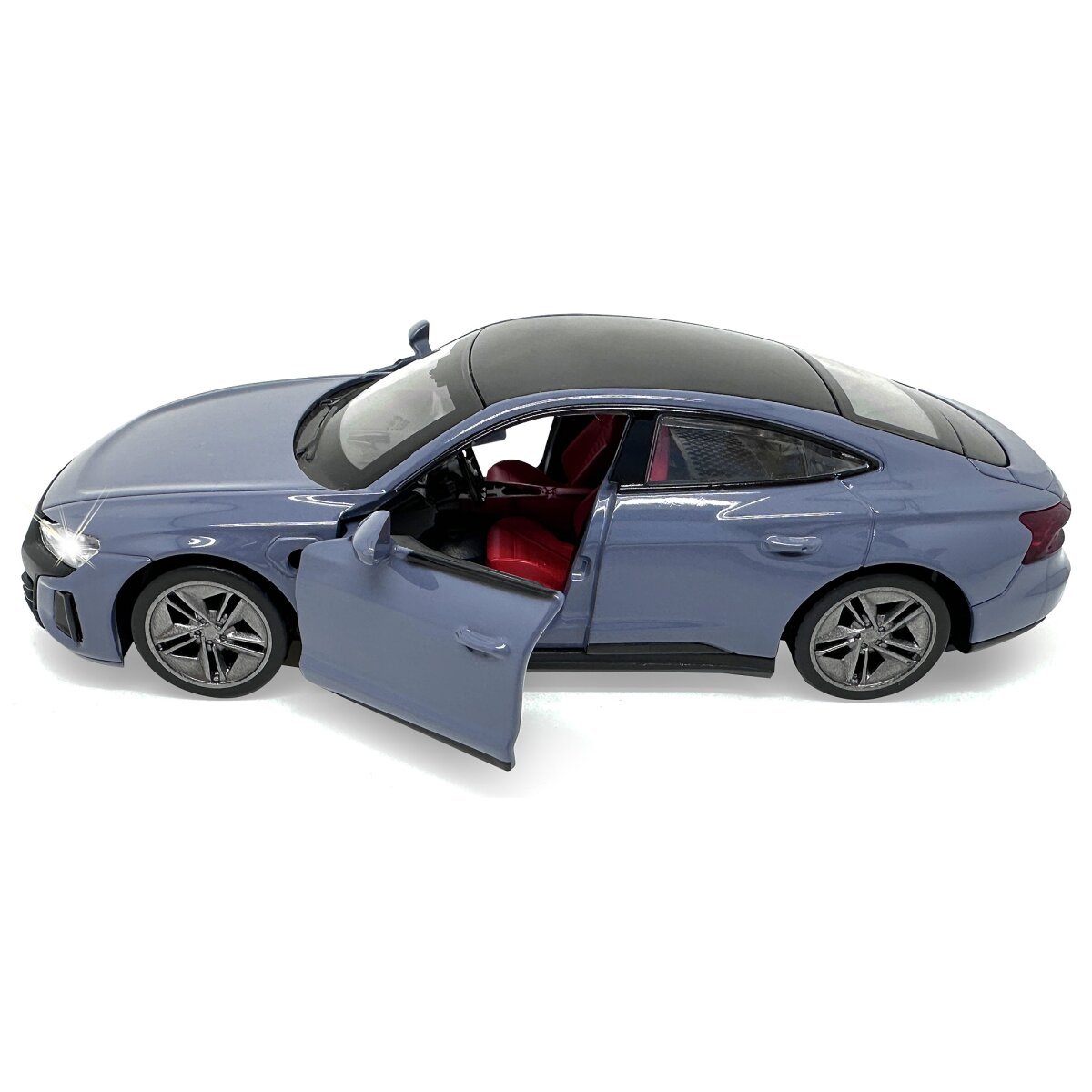 Audi RS e-tron GT Diecast 1:36 grau inkl. Knopfzellen