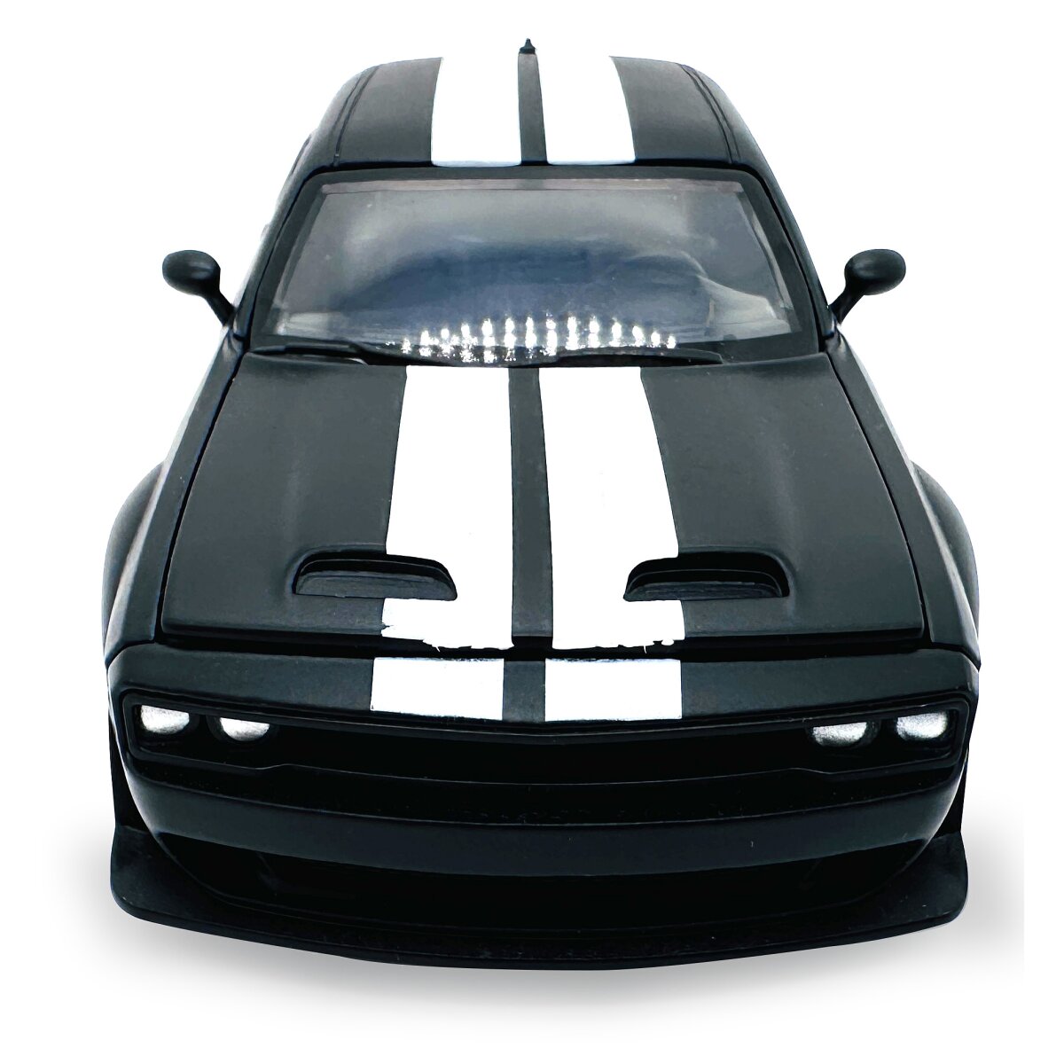 Dodge Challenger SRT Jailbreak Diecast 1:36 schwarz 2in1