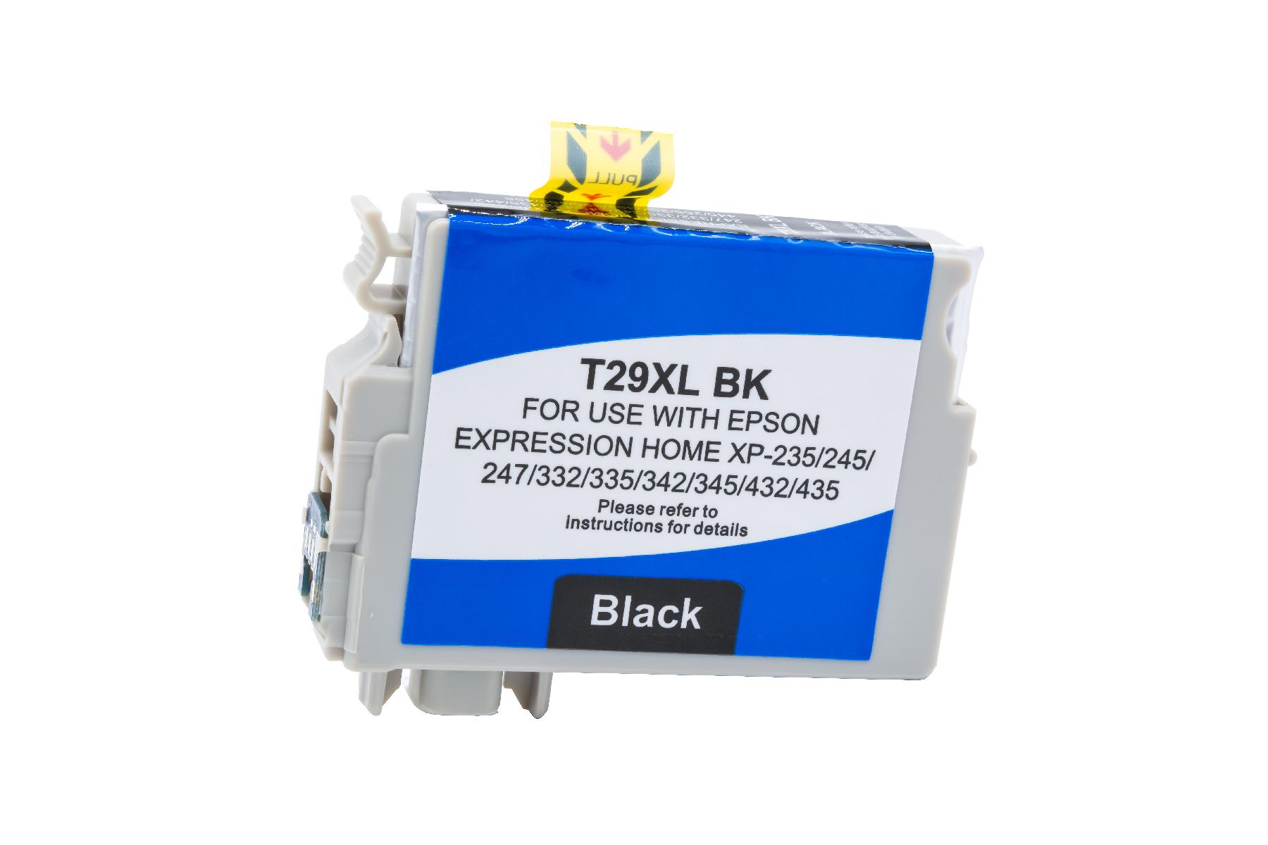 T29XLschwarz alternativ Tinte schwarz für Epson / C13T29914010 / 14,6ml T29XLschwarz alternativ Tinte schwarz für Epson / C13T29914010 / 14,6ml
