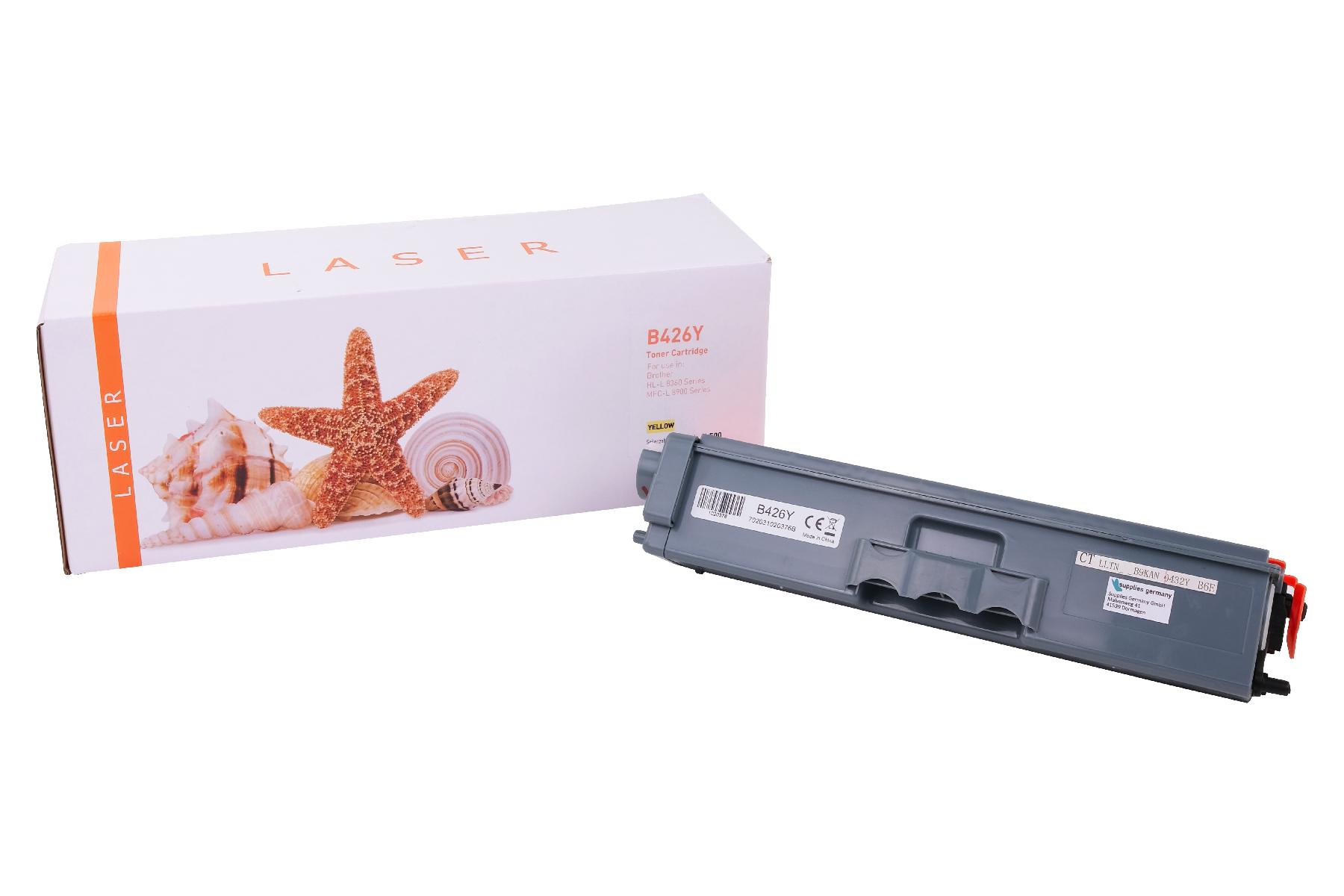 TN426Y alternativ Toner gelb für Brother / TN426Y / 6.500 Seiten TN426Y alternativ Toner gelb für Brother / TN426Y / 6.500 Seiten