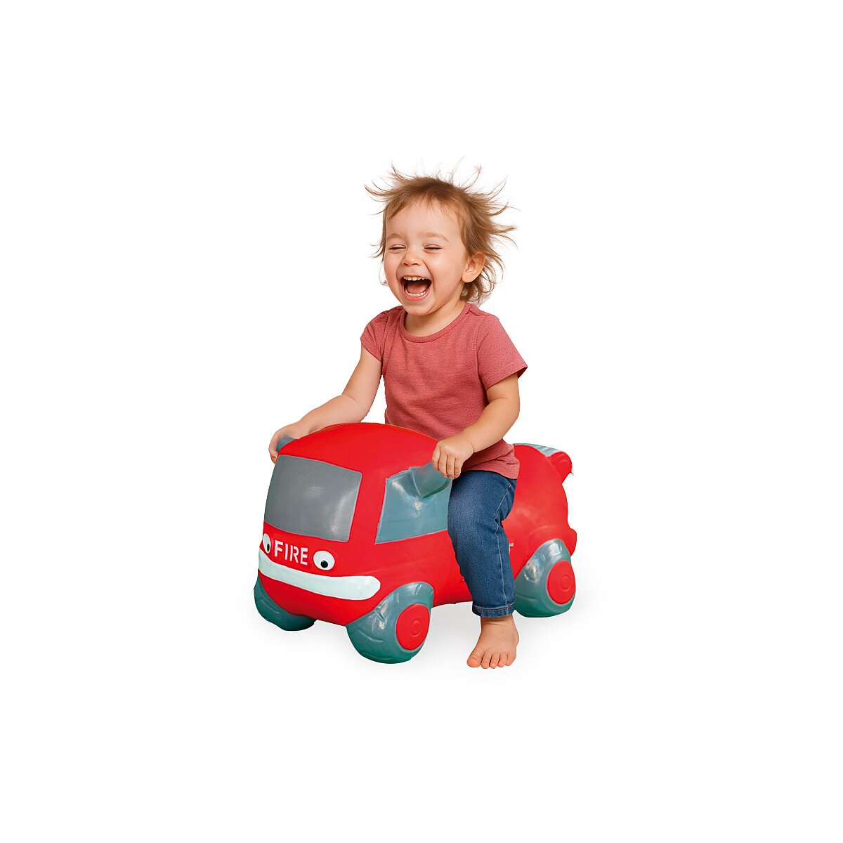 Hüpfauto Fire Truck HoppyDoo mit Pumpe
