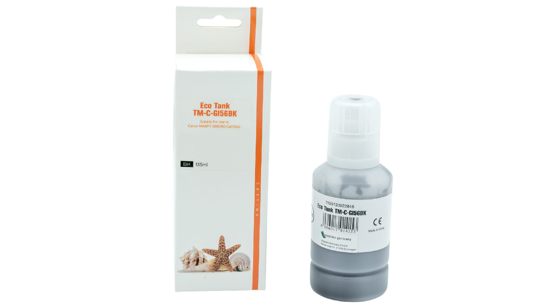 GI56BK Eco Tank Nachfüllflasche schwarz für Canon / GI56 / 135ml GI56BK Eco Tank Nachfüllflasche schwarz für Canon / GI56 / 135ml