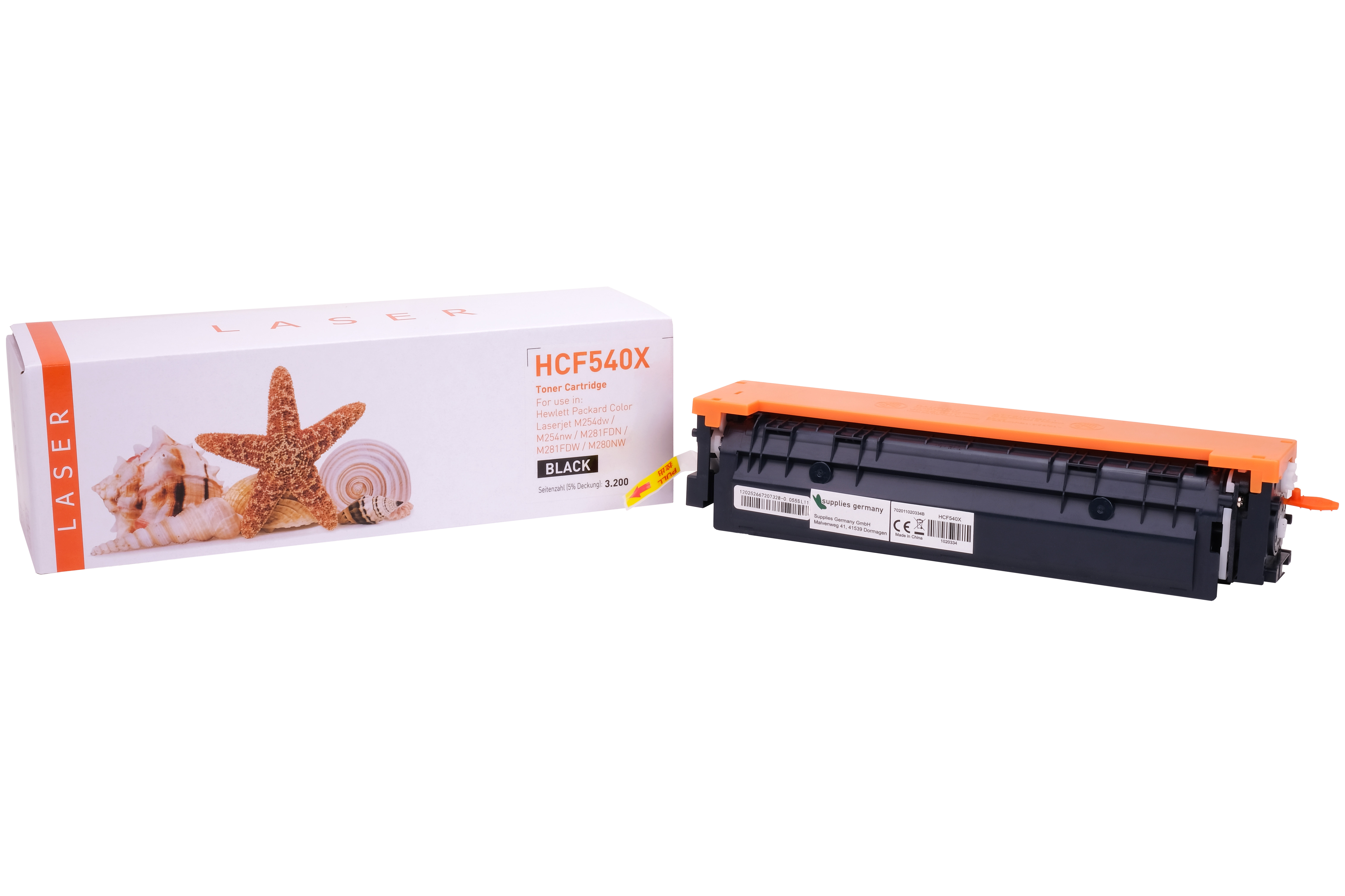 CF540X alternativ Toner schwarz für HP / CF540X / 3.200 Seiten CF540X alternativ Toner schwarz für HP / CF540X / 3.200 Seiten