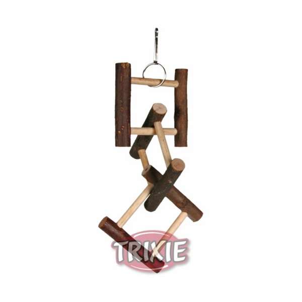Trixie Hängeleiter aus Naturholz - 26 cm Trixie Hängeleiter aus Naturholz - 58 cm