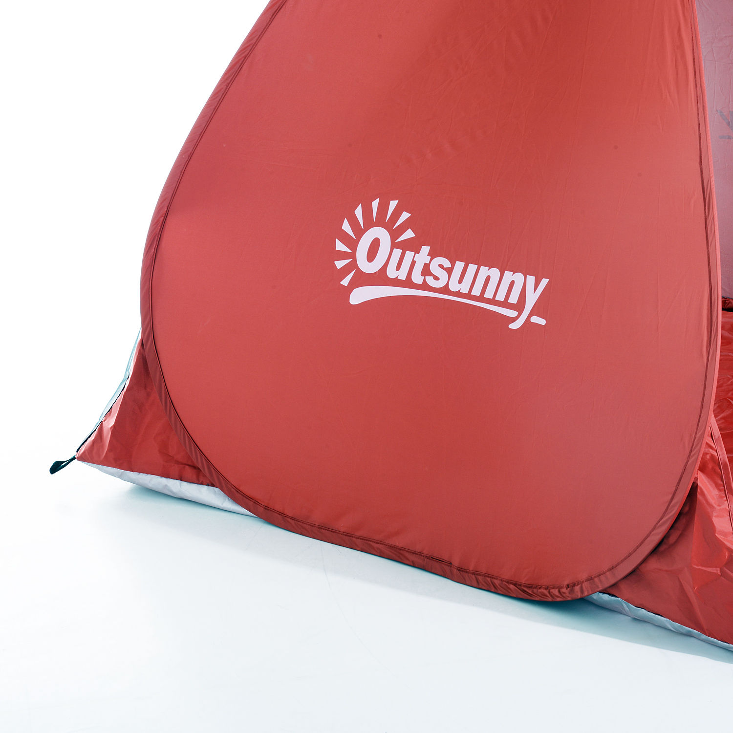 Pop-up-Zelt, Strandzelt, Campingzelt, Polyester, 200 x 150 x 119 cm, Rot