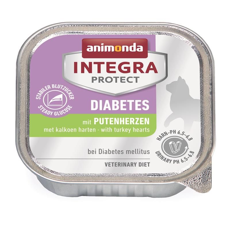 Animonda Cat Schale Integra Protect Diabetes mit Putenherzen 100g Animonda Cat Schale Integra Protect Diabetes mit Putenherzen 100g