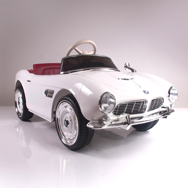 Kinderfahrzeug BMW 507 Oldtimer Kinderfahrzeug BMW 507 Oldtimer - weiß