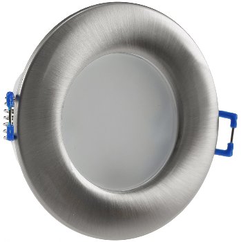 LED-Einbauleuchte "Flat-30 FR-R" 3000K, Ø85x30mm, 5W, 590lm, IP44, rund, poliert