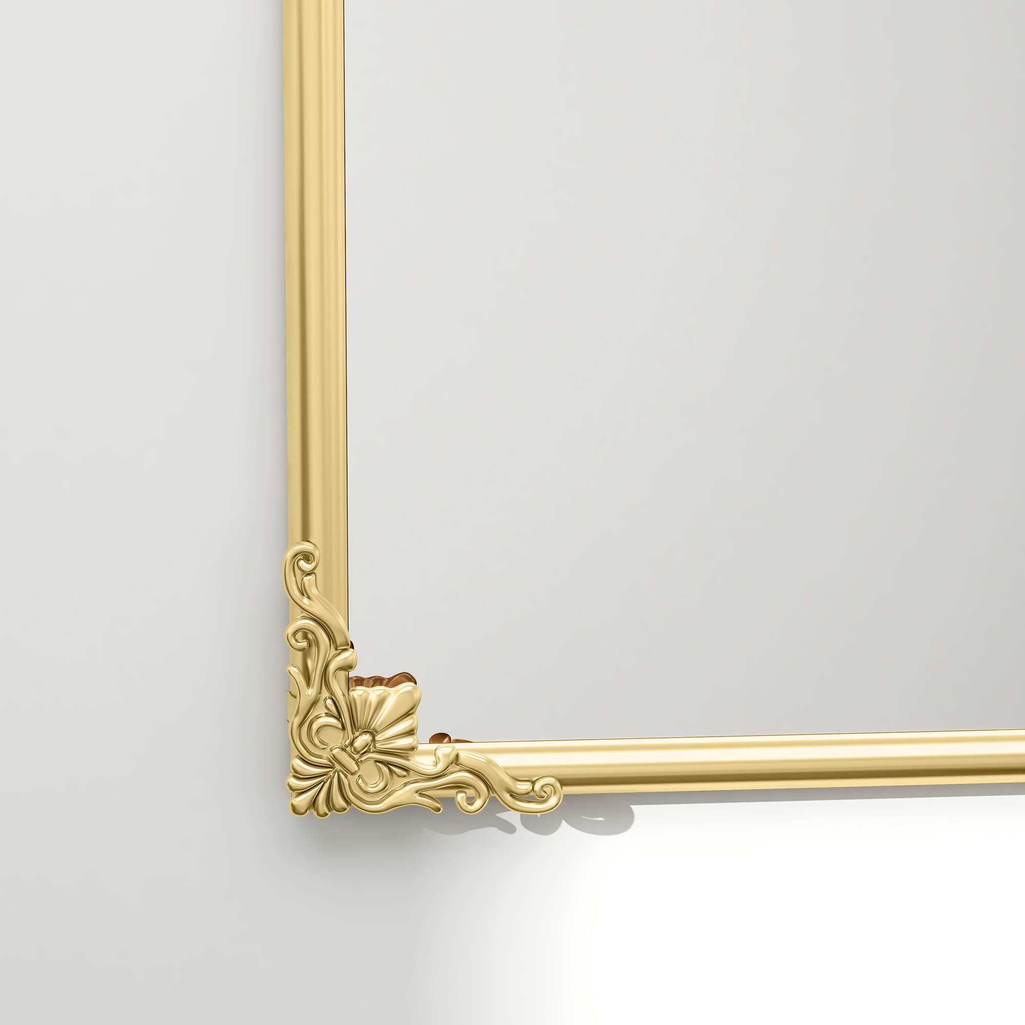 Wandspiegel, stilvoll, 60x3x87cm, Goldton