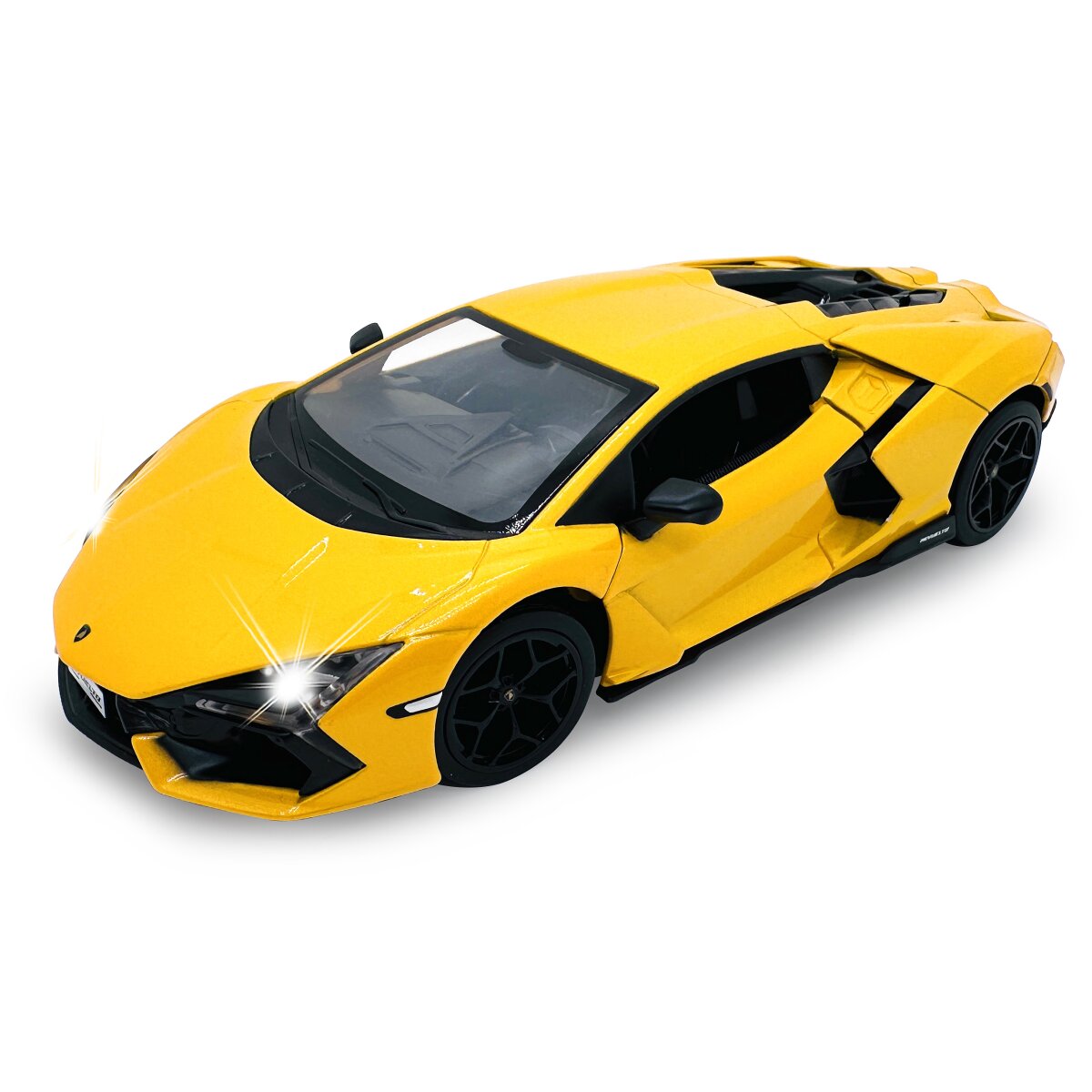 Lamborghini Revuelto Diecast 1:24 gelb inkl. Knopfzellen