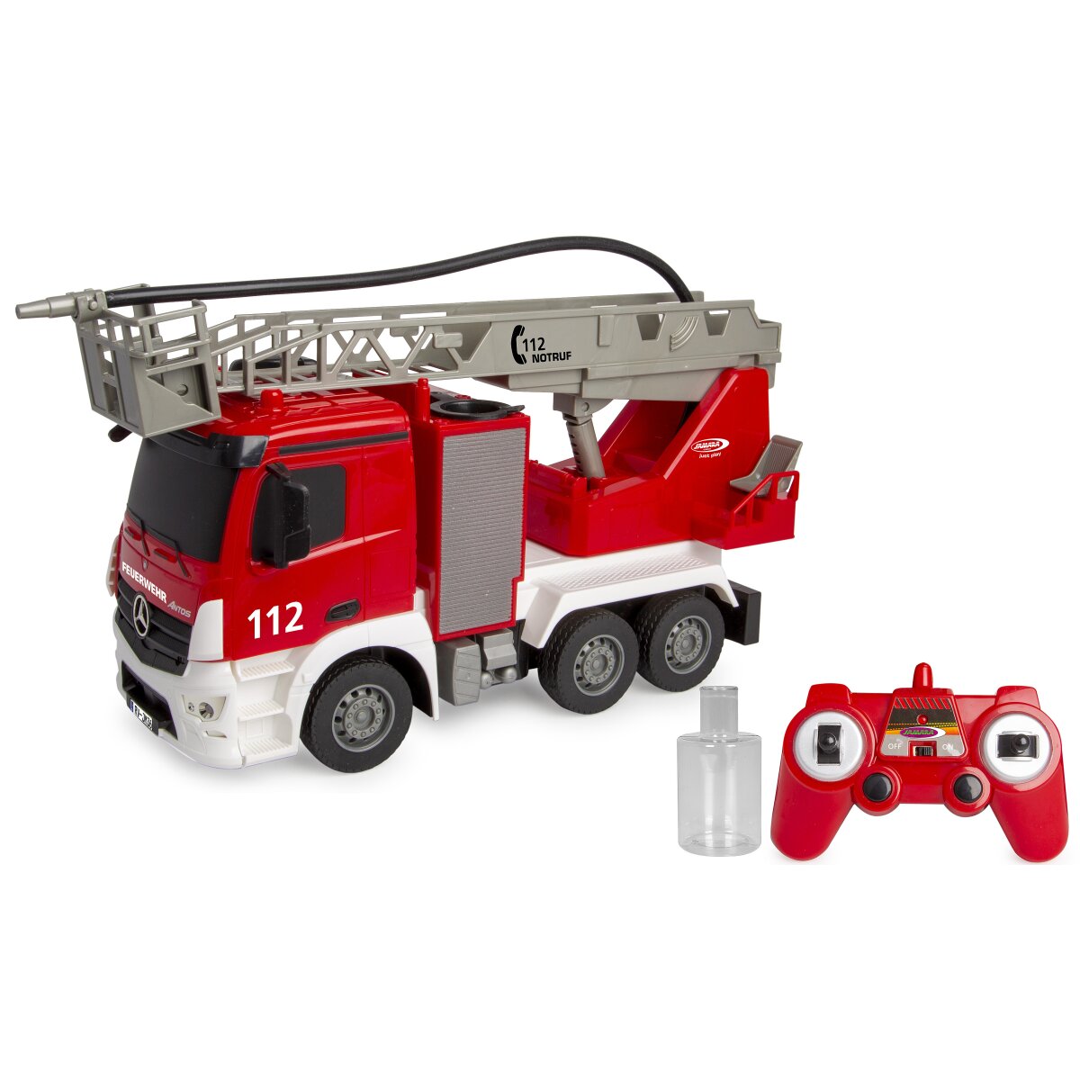 Feuerwehr Drehleiter Mercedes -Benz Antos 1:26 2,4GHz mit Spritzfunktion