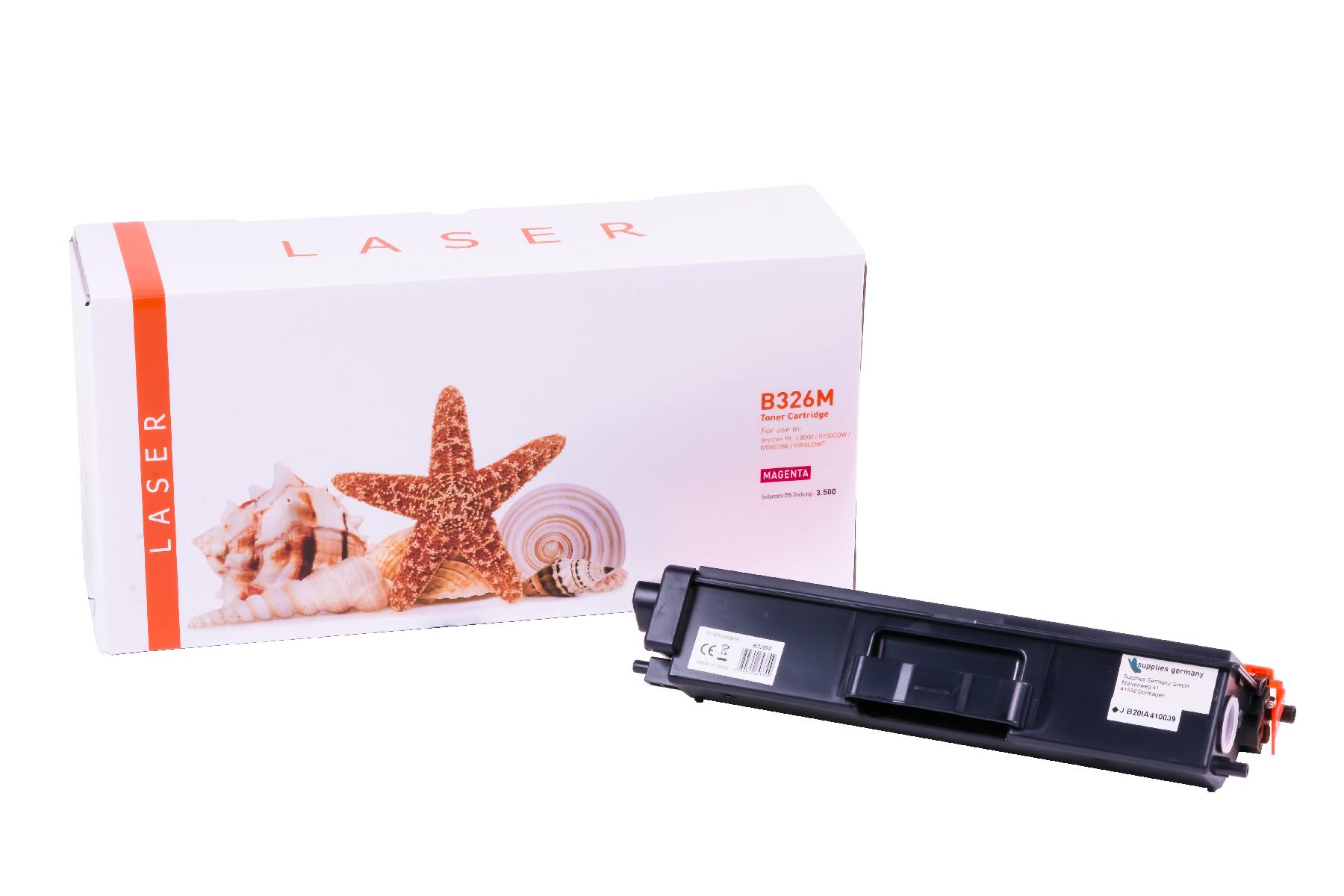 TN326M alternativ Toner Magenta für Brother / TN326M / 3.500 Seiten TN326M alternativ Toner Magenta für Brother / TN326M / 3.500 Seiten