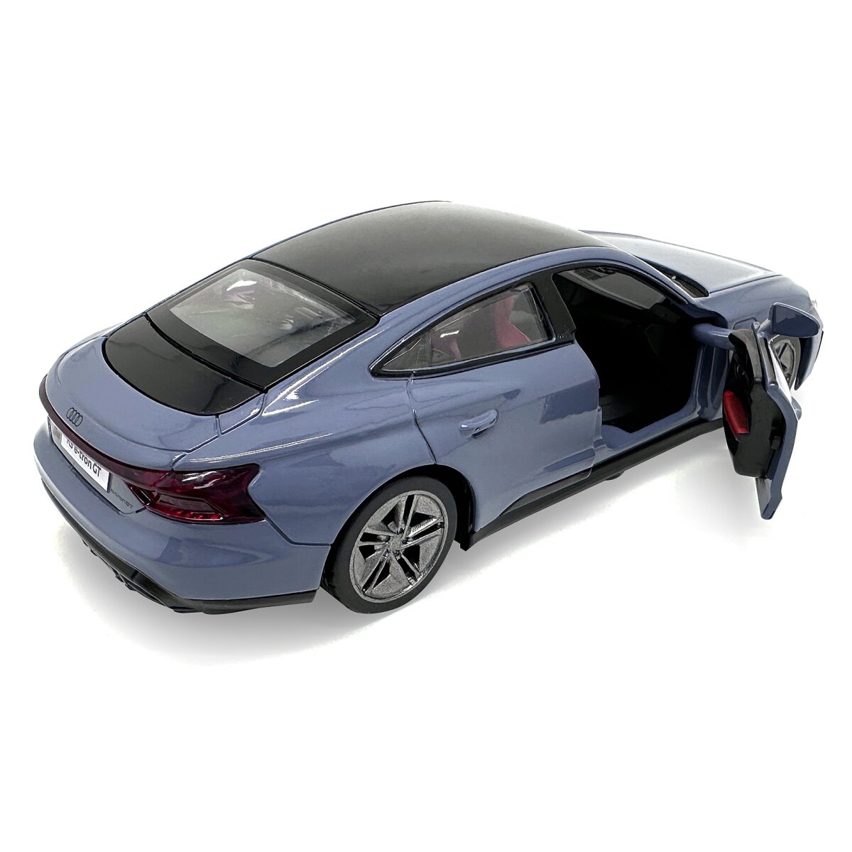 Audi RS e-tron GT Diecast 1:36 grau inkl. Knopfzellen