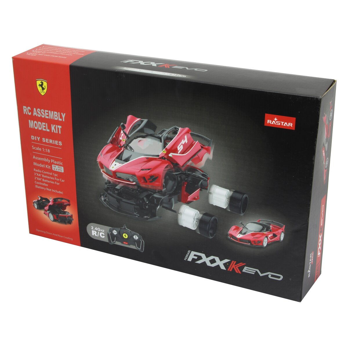 Ferrari FXX K Evo 1:18 rot 2,4GHz Bausatz