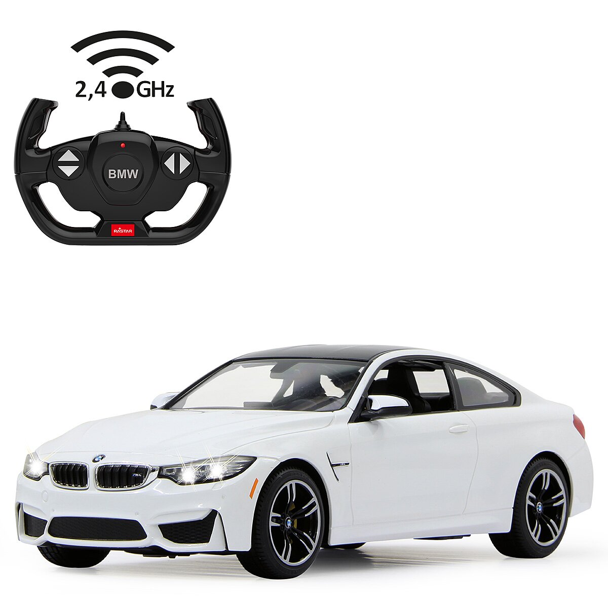 BMW M4 Coupe 1:14 weiss 2,4GHz