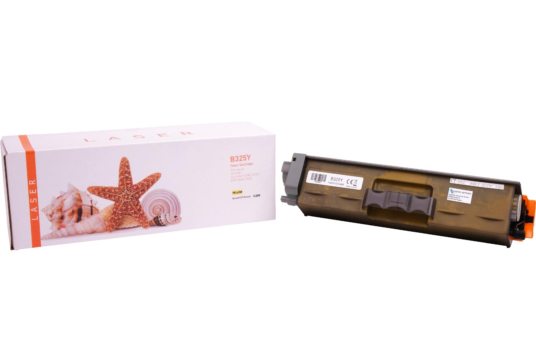 TN325Y alternativ Toner gelb für Brother / TN325Y / 3.500 Seiten TN325Y alternativ Toner gelb für Brother / TN325Y / 3.500 Seiten