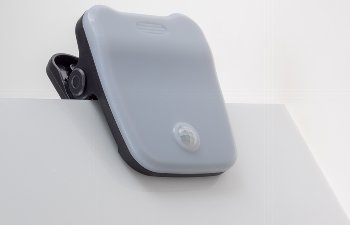 LED Solar Klemmleuchte "SWK 8020", PIR Bewegungsmelder, 25 LEDs, IP44