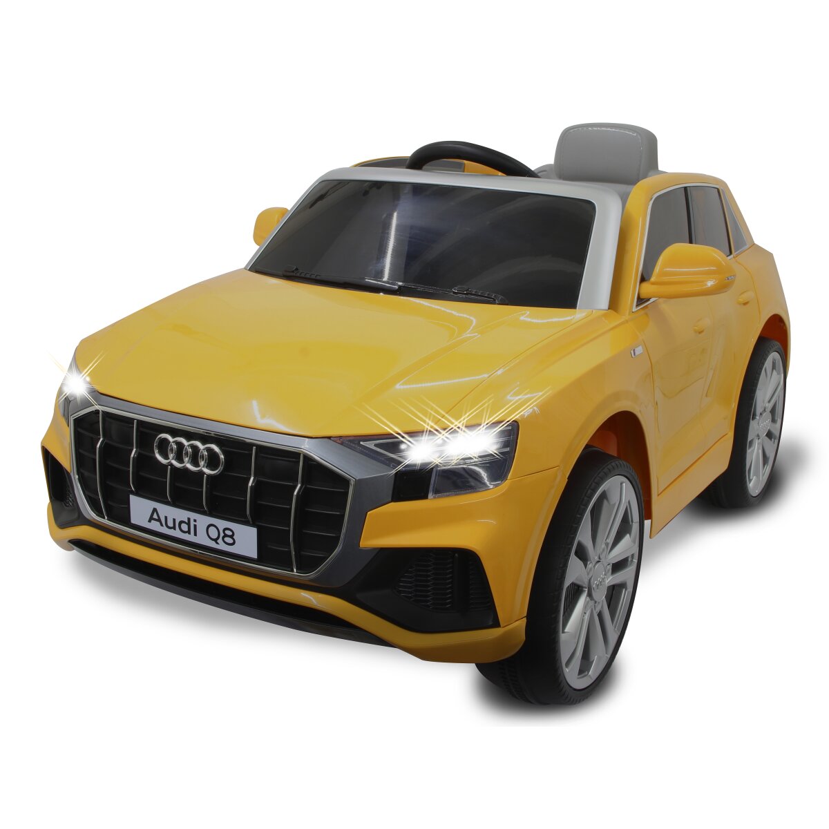 Kinderfahrzeug Audi Q8 gelb