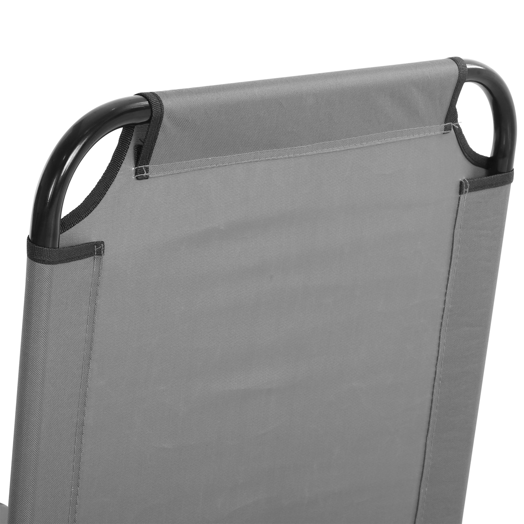 2er Set Sonnenliege klappbar Gartenliege mit 5-Fach höhenverstellbarer Rückenlehne bis 120kg belastbar