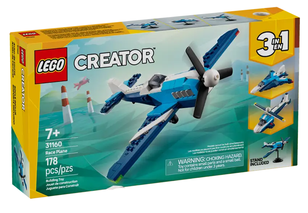 LEGO® 31160 - Creator - Flieger: Rennflugzeug (178 Teile)