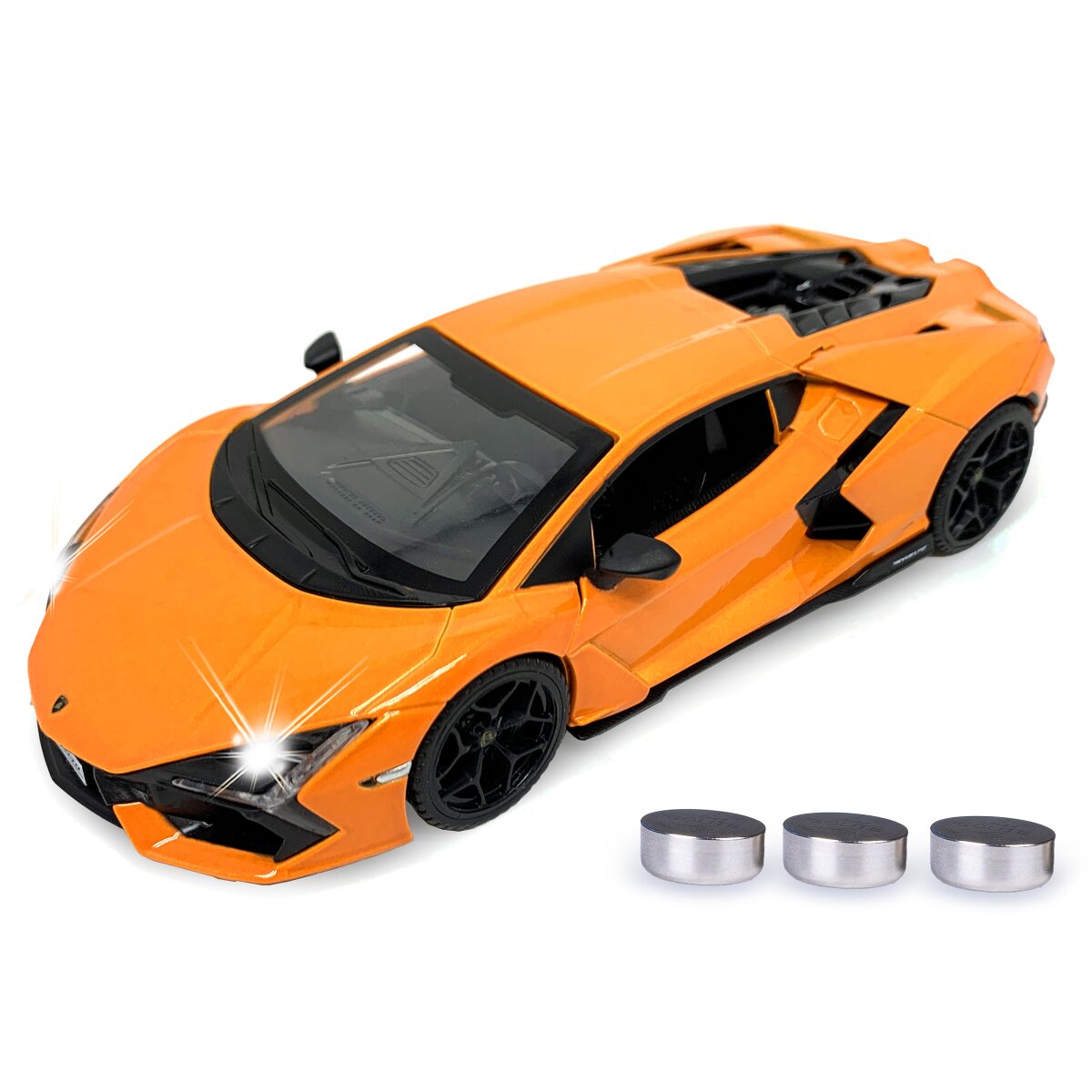 Lamborghini Revuelto Diecast 1:32 orange inkl. Knopfzellen