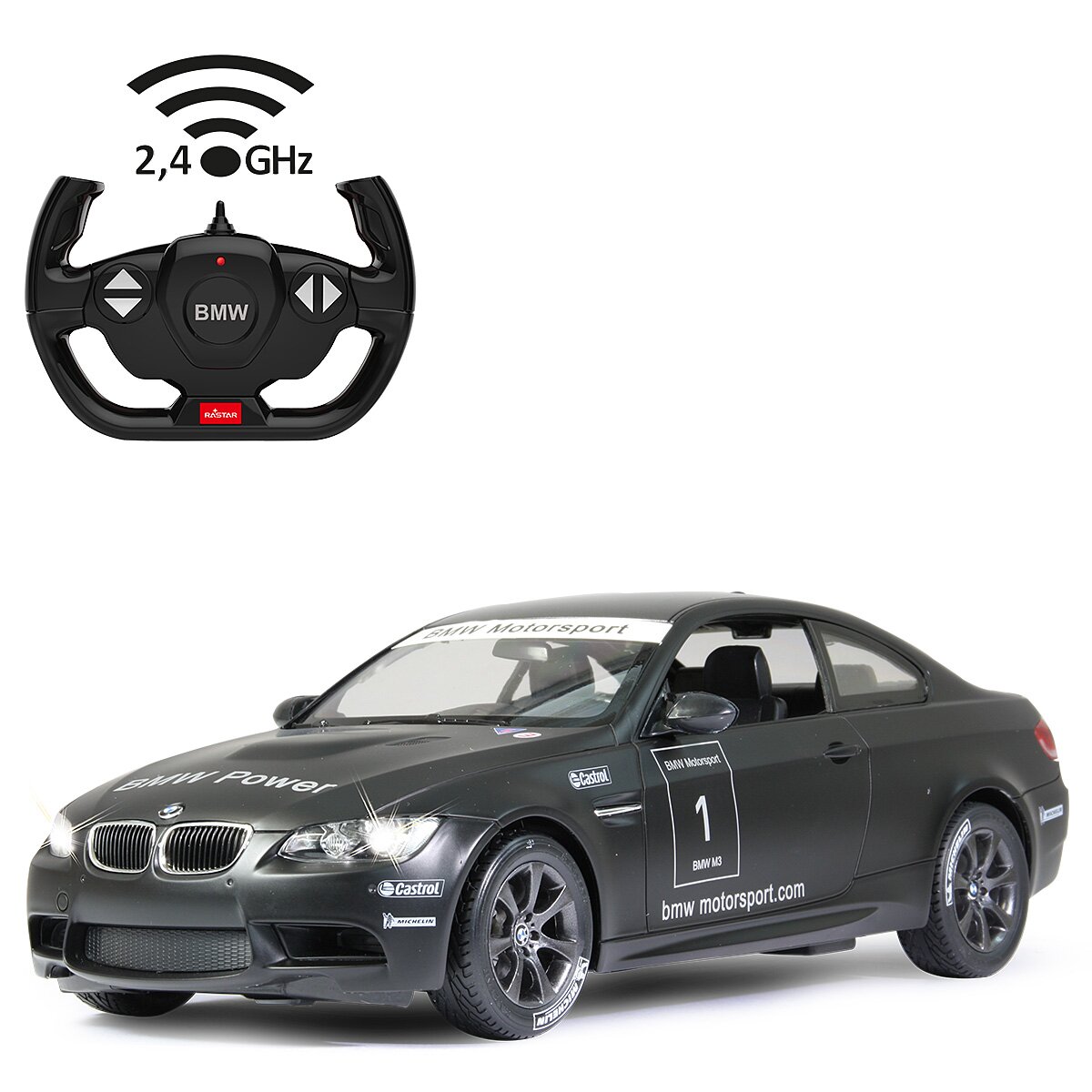 BMW M3 Sport 1:14 schwarz 2,4GHz