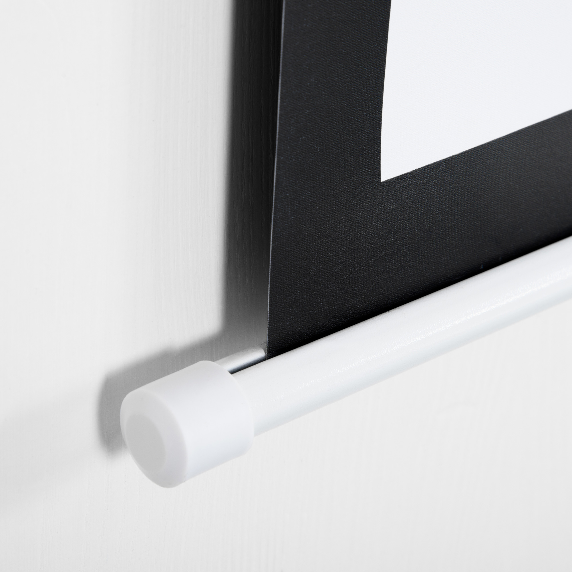 Projektorleinwand, 120 Zoll, 16:9 Format, Wand- oder Deckenmontage, Weiß