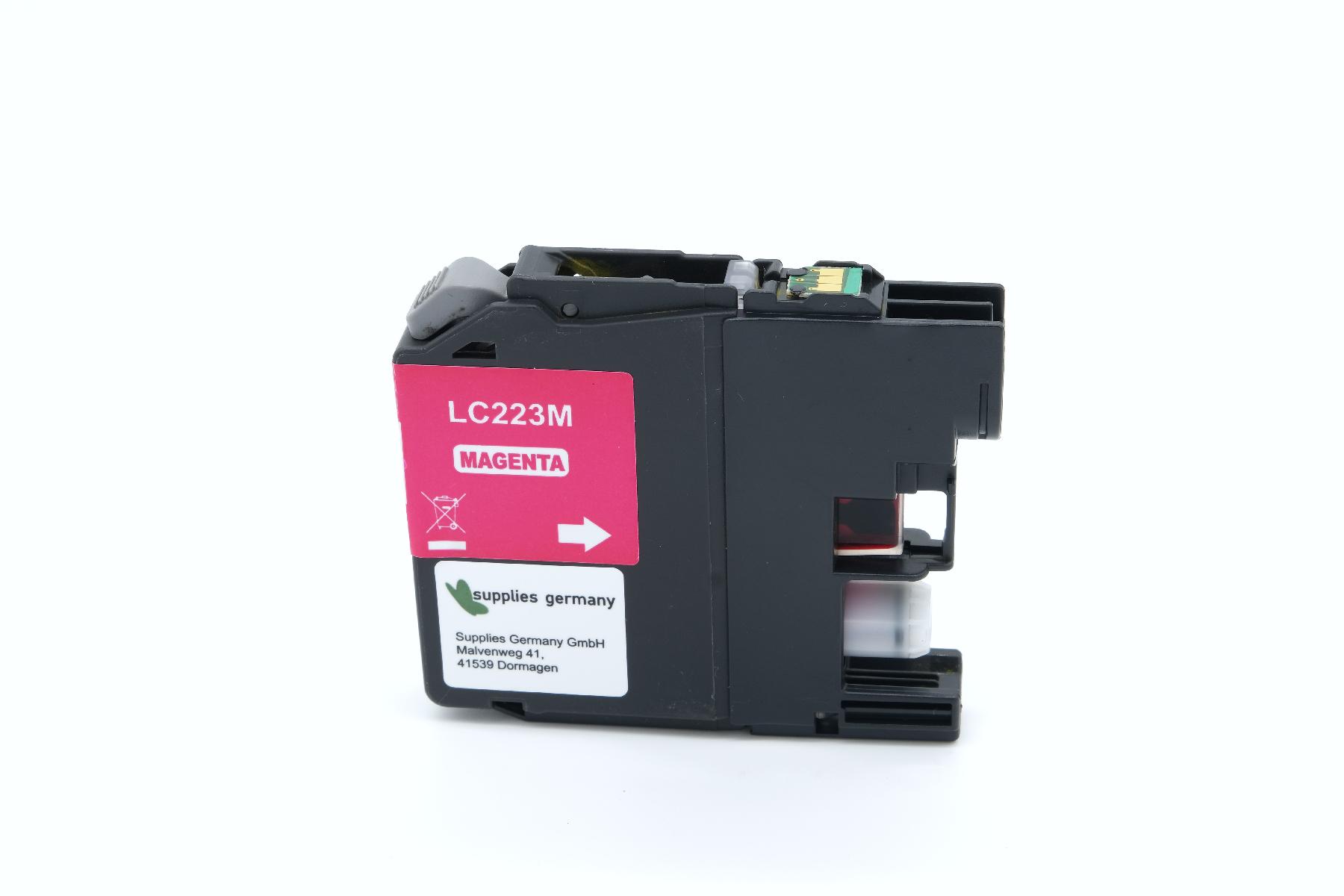 LC223XLM alternativ Tinte Magenta für Brother / LC223M / 9ml LC223XLM alternativ Tinte Magenta für Brother / LC223M / 9ml