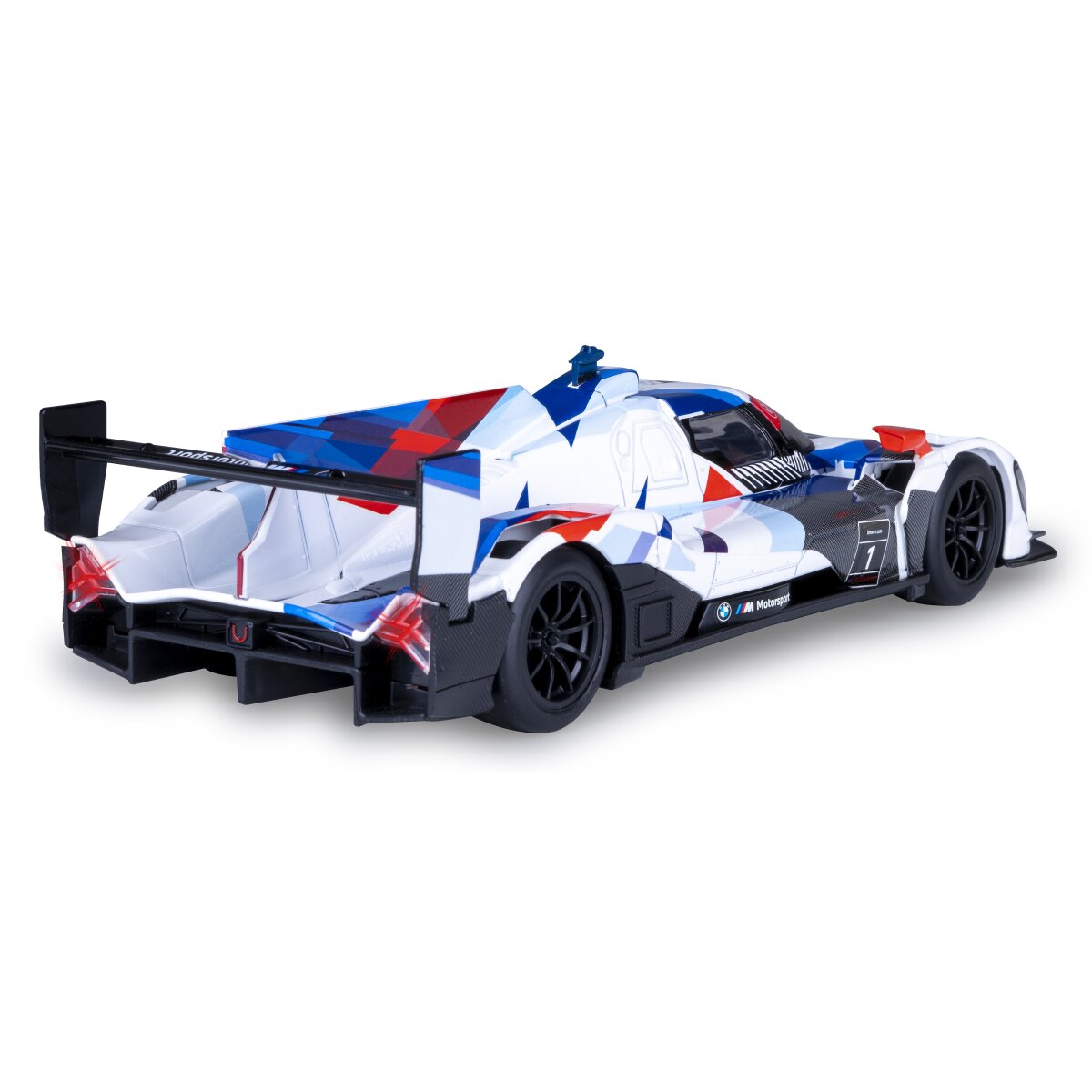 BMW M Hybrid V8 Diecast 1:24 blau inkl. Knopfzellen