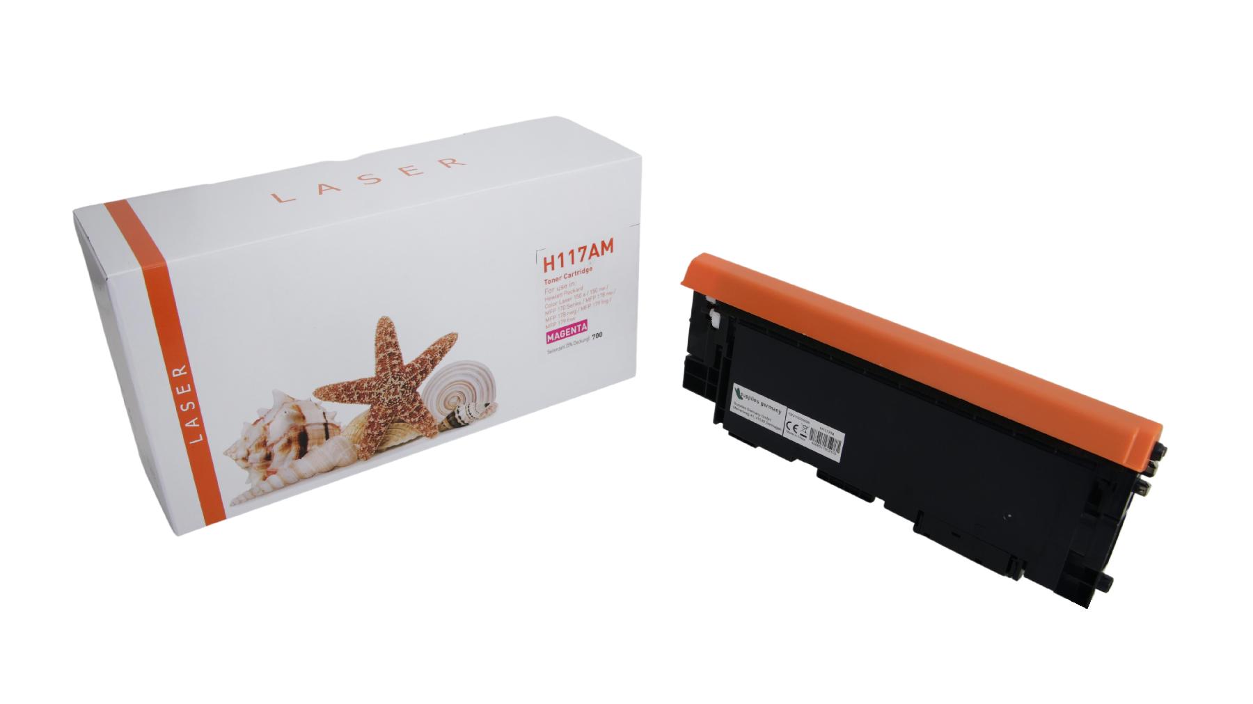 117AM alternativ Toner Magenta für HP / W2073A / 700 Seiten 117AM alternativ Toner Magenta für HP / W2073A / 700 Seiten