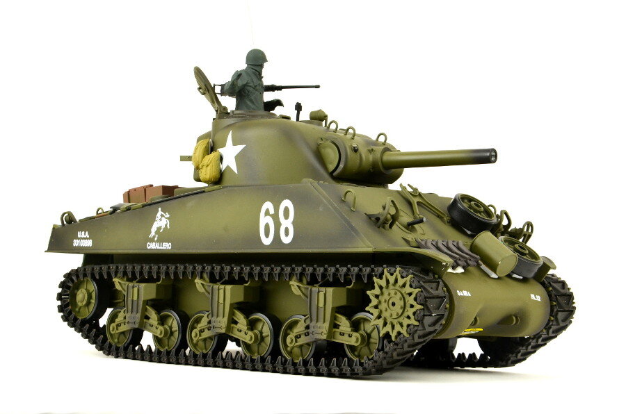 RC Panzer "M4A3 Sherman" RC Panzer "M4A3 Sherman" - Metallgetriebe