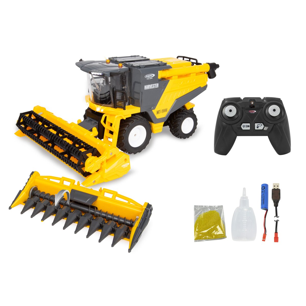 Mähdrescher MT-1000 1:24S 2,4GHz Weizen und Mais mit Smoke und Spiel Korn