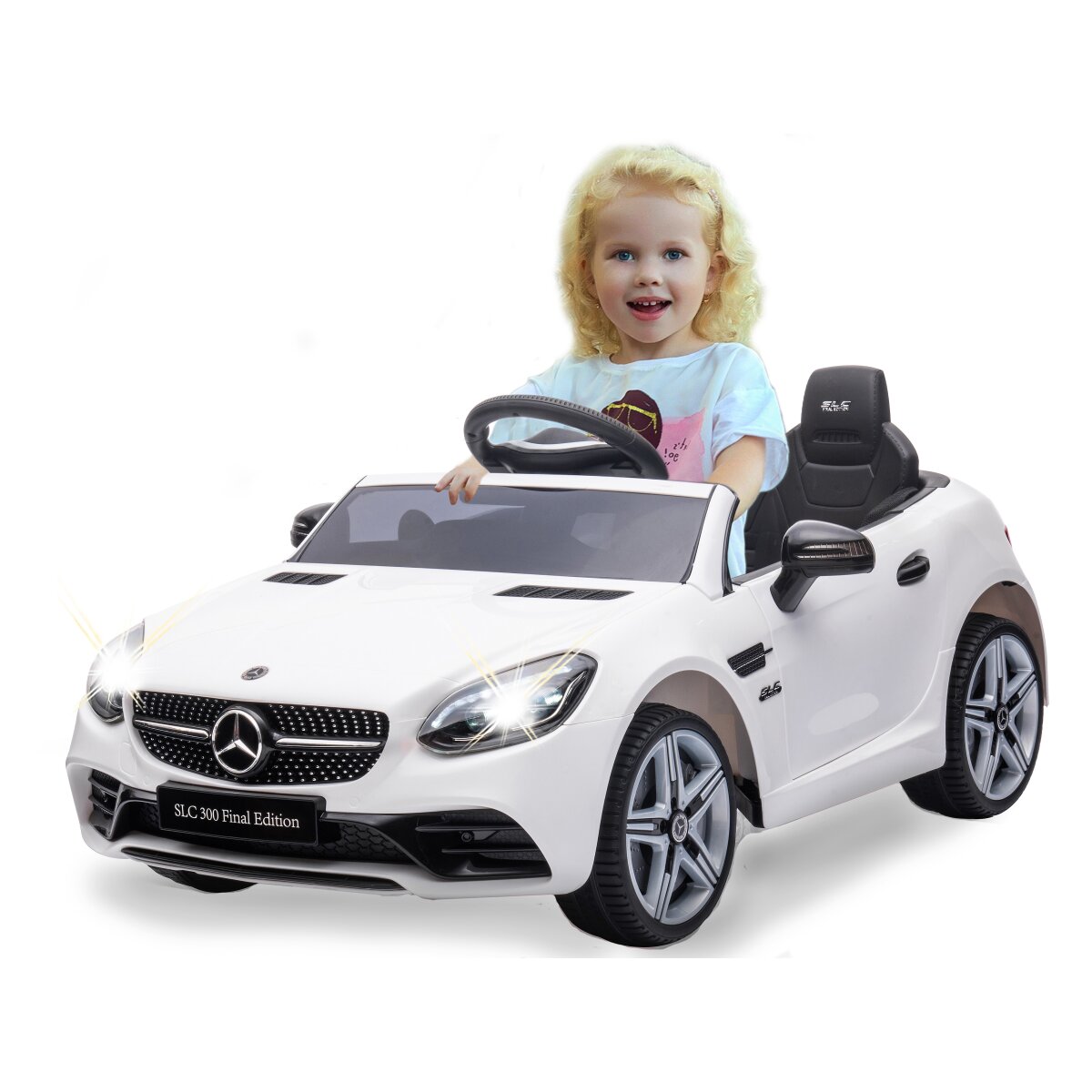 Kinderfahrzeug Mercedes-Benz SLC weiß Kinderfahrzeug Mercedes-Benz SLC weiß