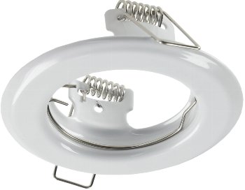 Decken-Einbaustrahler "SR80" weiß, starr, Ø80mm, für 50mm Lampen