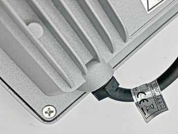 LED-Fluter SlimLine "CTF-SLT 50" silber, 50W, 5220lm, 4000K, neutralweiß, IP44