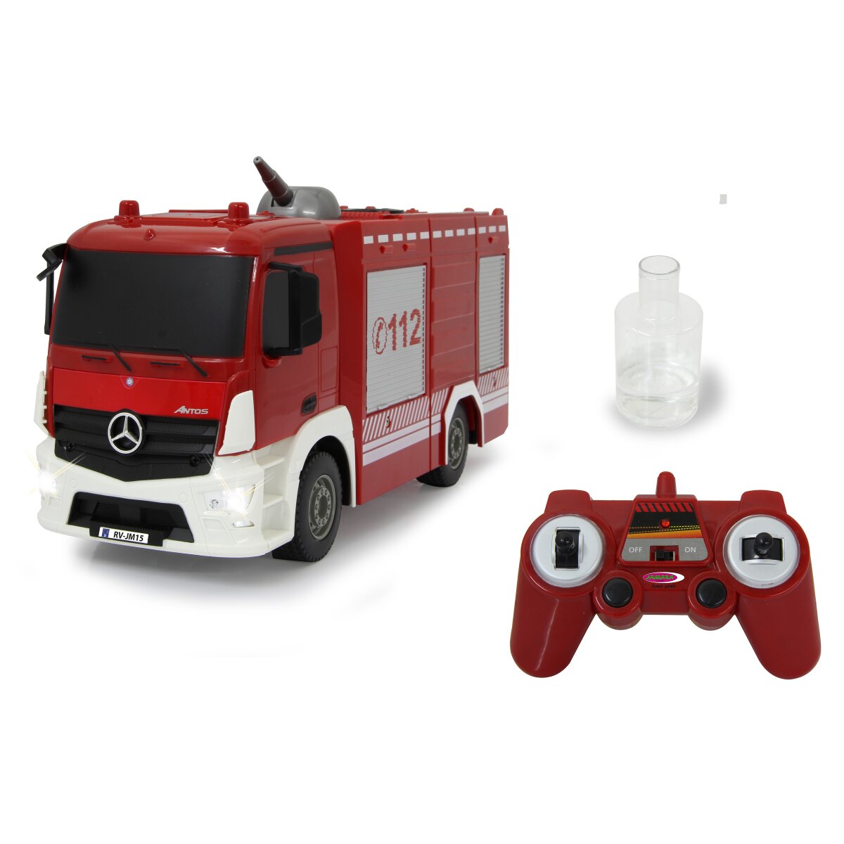 Feuerwehr TLF mit Spritzfunktion Mercedes-Benz Antos 1:26 2,4GHz