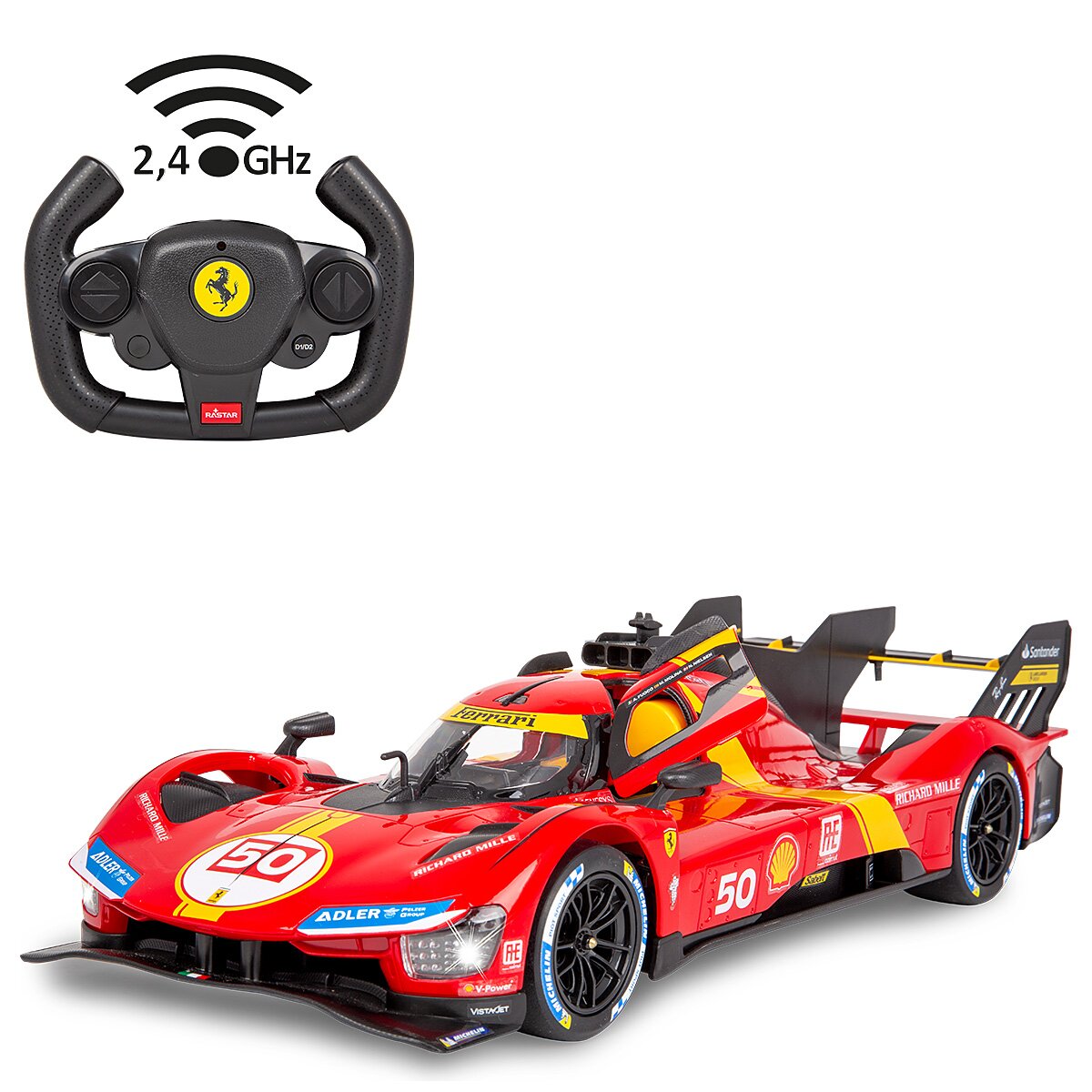 Ferrari 499P 1:14 rot 2,4GHz Tür manuell Ferrari 499P 1:14 rot 2,4GHz Tür manuell