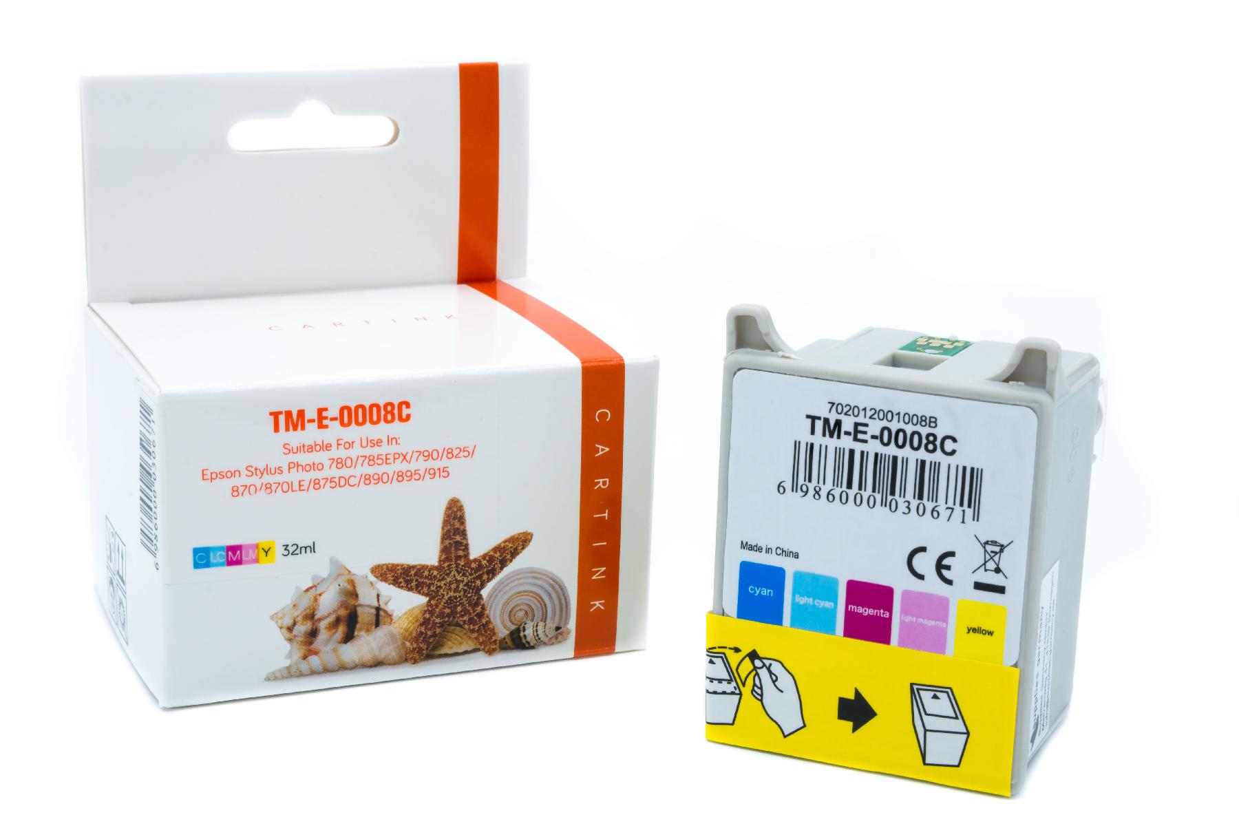T008 alternativ Seestern Tinte Color für Epson / C13T00840110 / 32ml T008 alternativ Seestern Tinte Color für Epson / C13T00840110 / 32ml