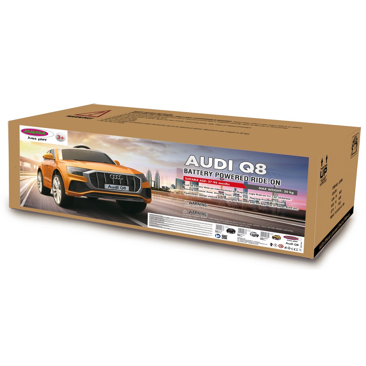 Kinderfahrzeug Audi Q8 gelb