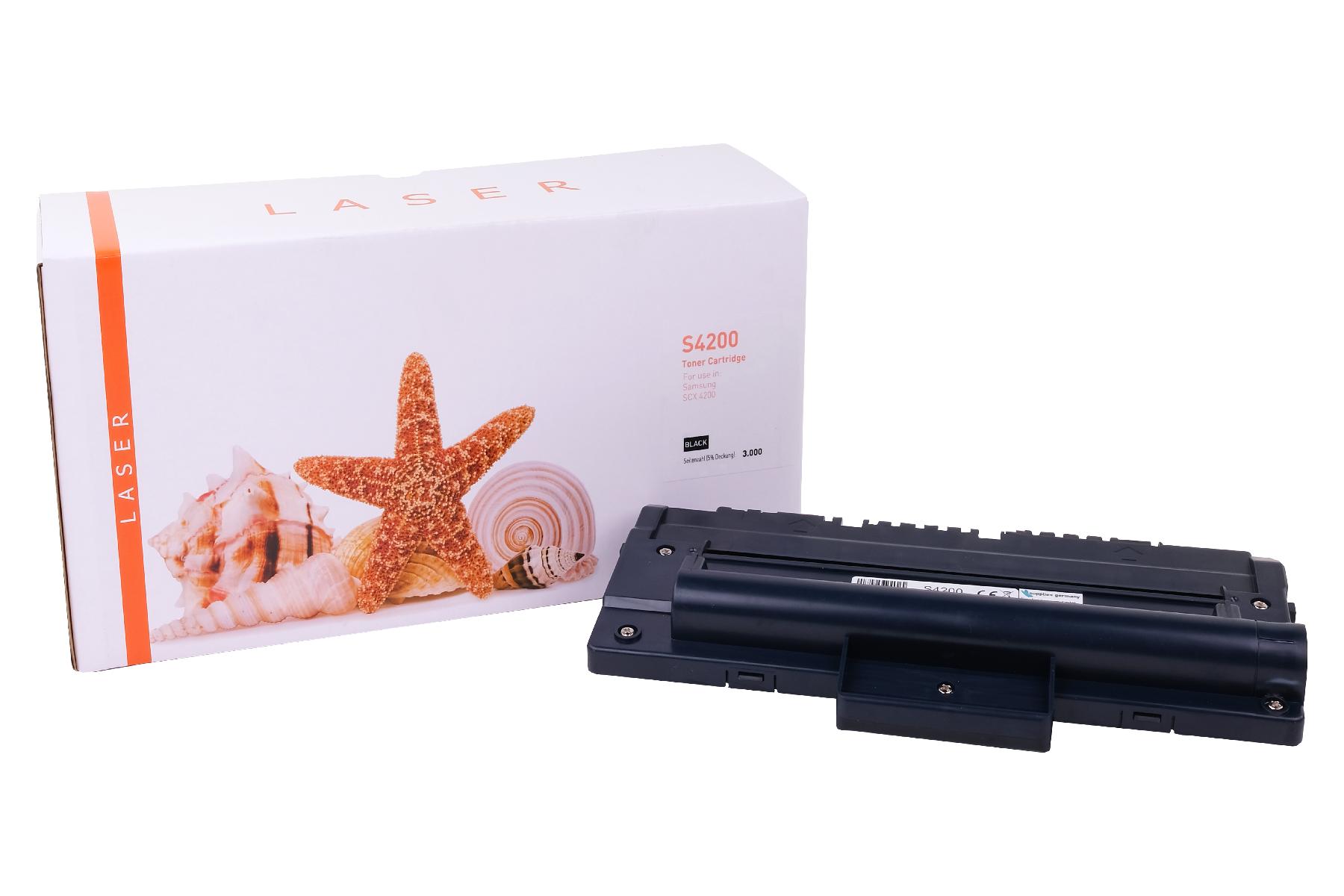 SCX4200 alternativ Toner Schwarz Samsung / SCXD 4200 A/ELSK / 3.000 Seiten SCX4200 alternativ Toner Schwarz Samsung / SCXD 4200 A/ELSK / 3.000 Seiten