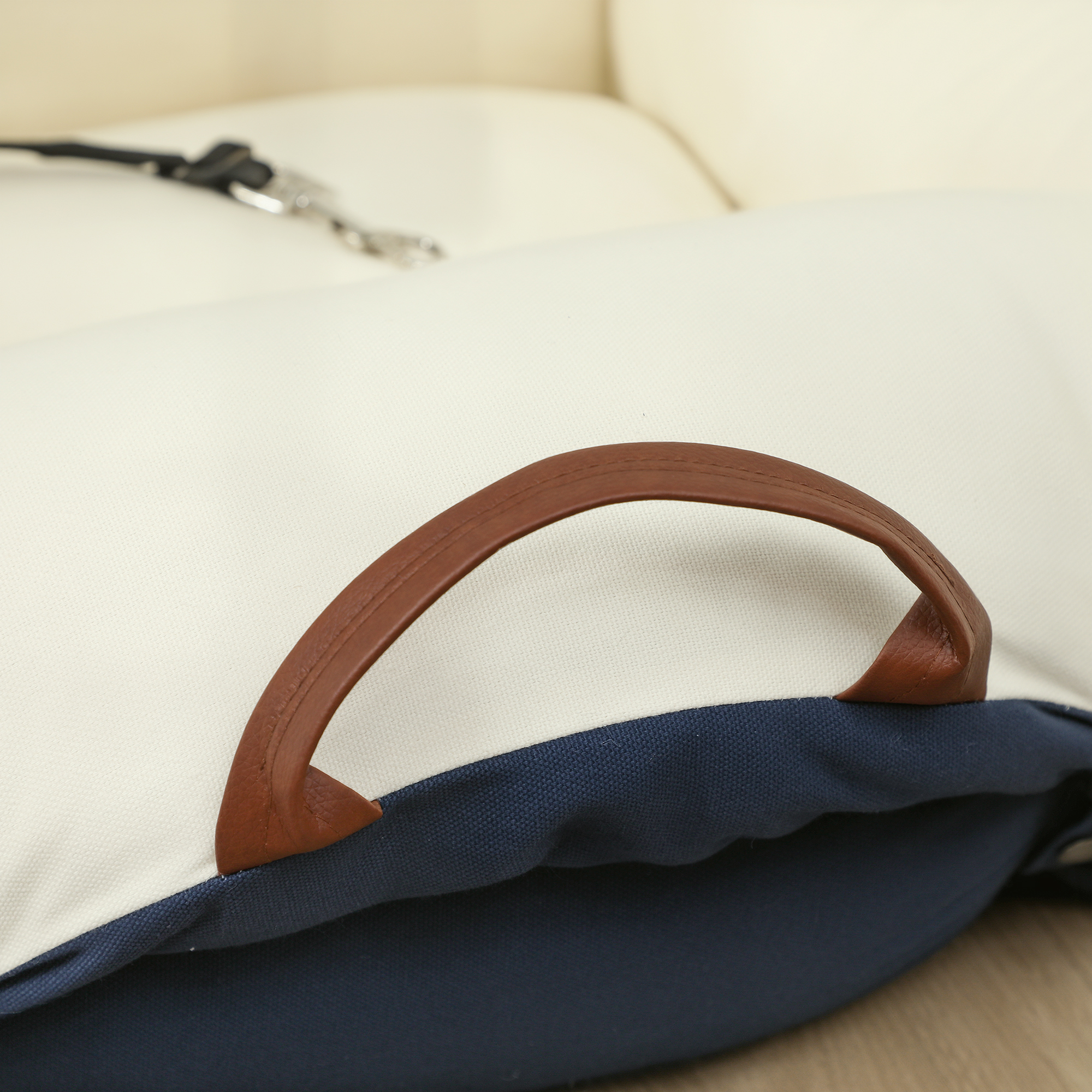 Hundeautositz, 2 Gurte, waschbare Bezüge, für Haustiere unter 5 kg, Blau