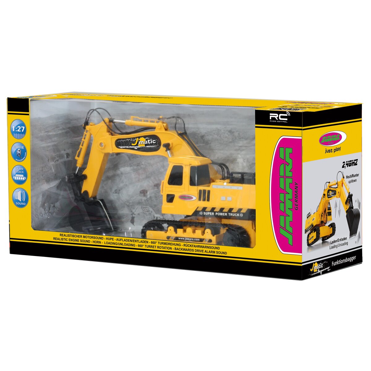 Bagger J-Matic 1:27 2,4GHz 4+2 Kanal