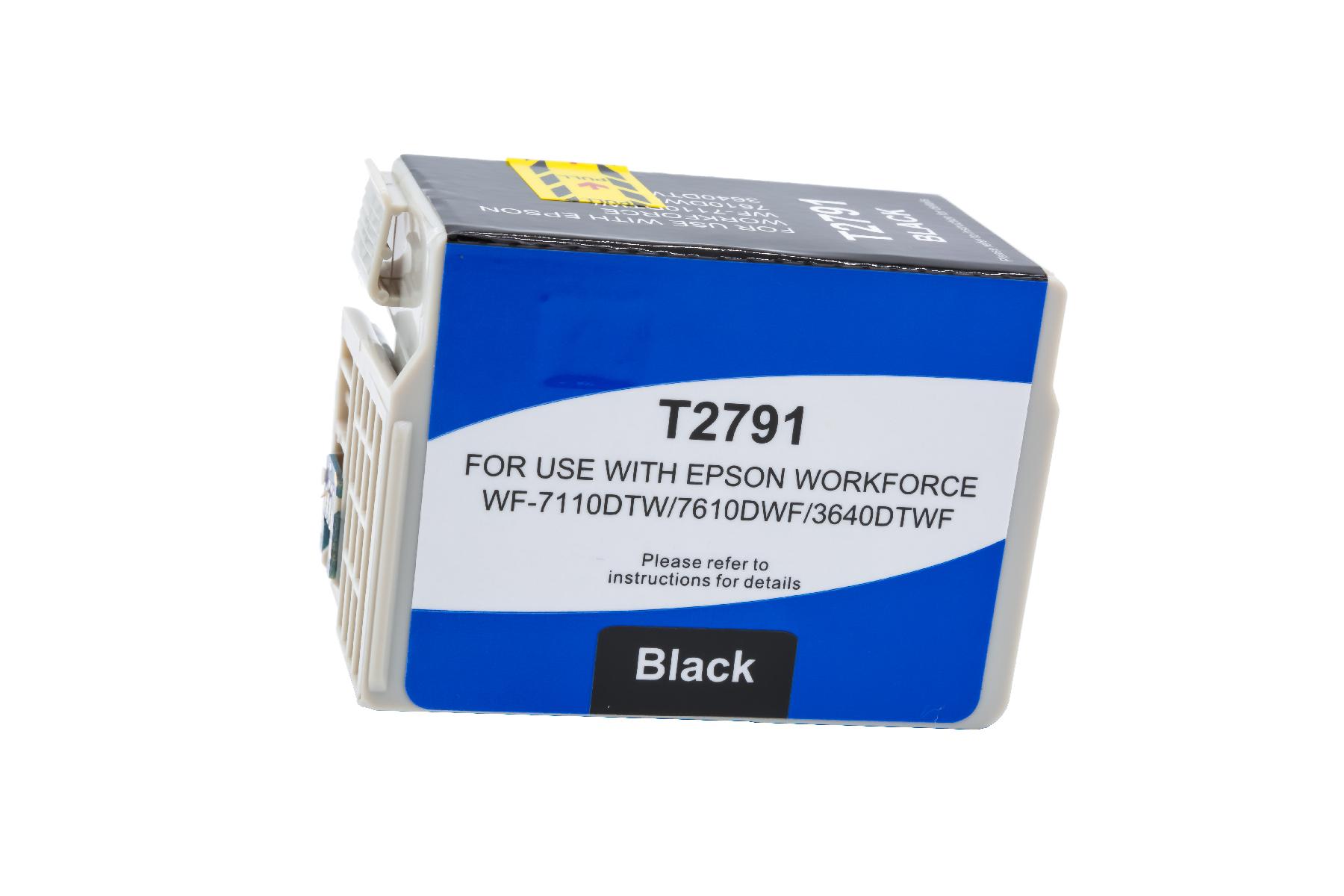 T2791 alternativ Tinte schwarz für Epson / C13T27914010 / 34ml T2791 alternativ Tinte schwarz für Epson / C13T27914010 / 34ml