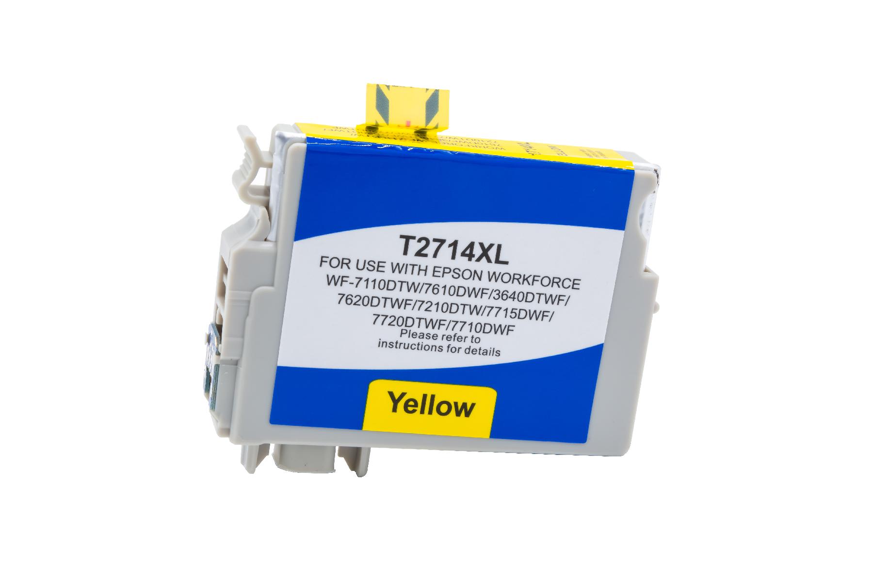 T2714XL alternativ Tinte gelb für Epson / C13T27144010 / 10,4ml T2714XL alternativ Tinte gelb für Epson / C13T27144010 / 10,4ml